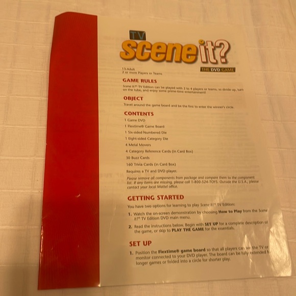 Scene it? TV trivia game 13yrs-adult 2 or more players Toy of the Yr Mattel mint - Picture 3 of 12